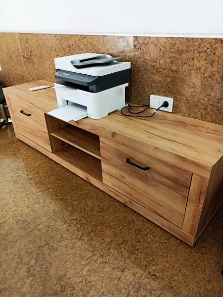 Деревянная тумба 180x50x40