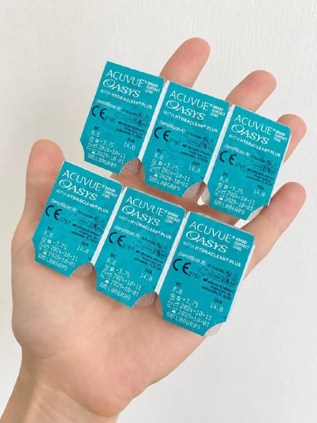 Линзы ACUVUE Oasys with HydraClear Plus -3.75 (6 шт)