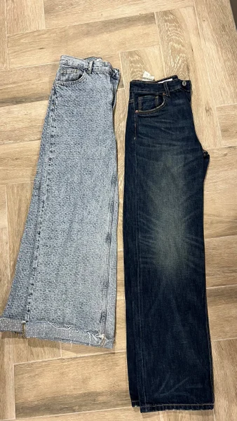 Голубые джинсы Zara, размер 34