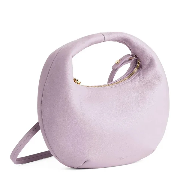 Кожаная сумка Arket Rounded mini bag