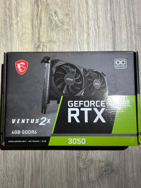 видеокарту RTX geforce 3050 6GB
