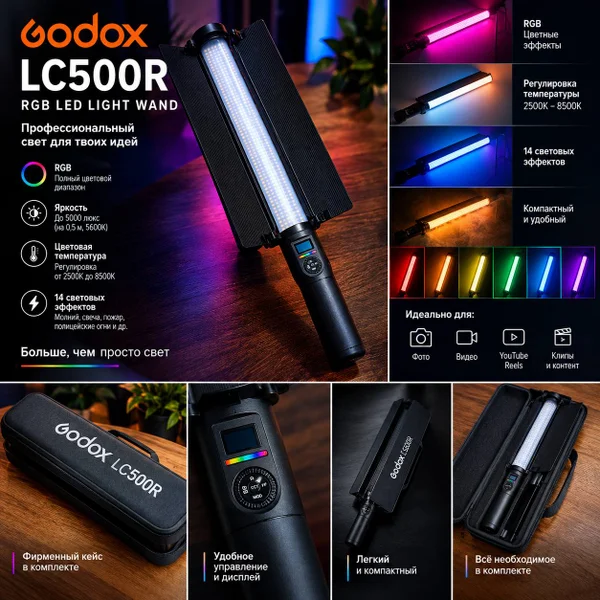 Godox LC500R RGB LED