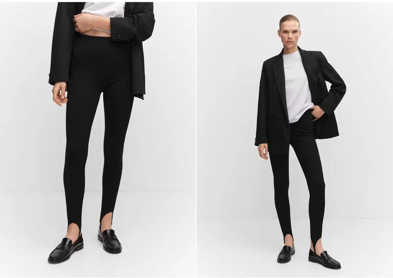 Легинсы со штрипками MANGO XS