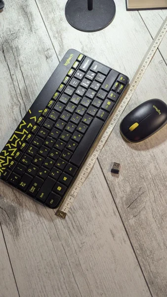 Клавиатура USB Logitech с мышкой