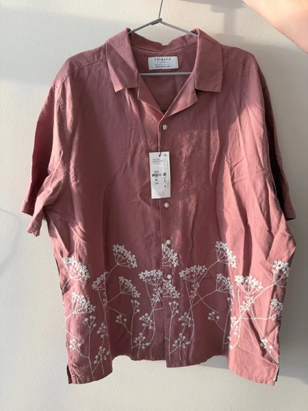 Рубашка с коротким рукавом Primark, размер XL