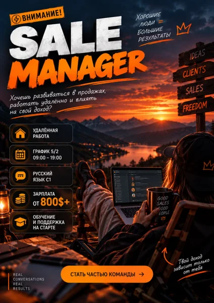 Sales Manager (Remote)