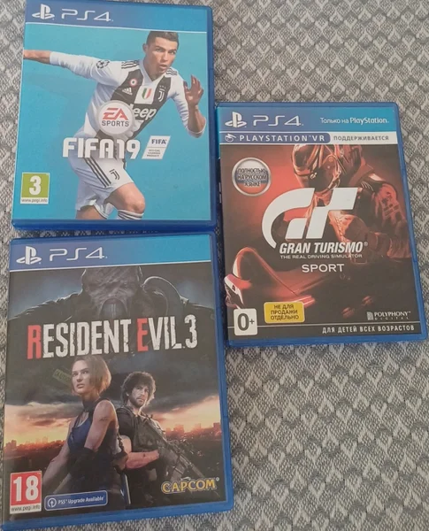 Игра Resident Evil 3 с апгрейдом PS5