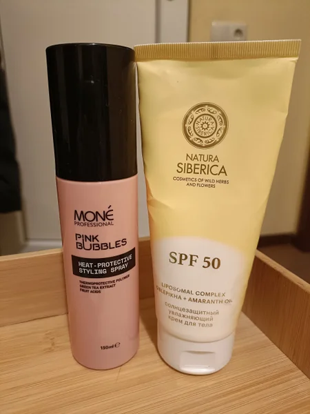 Термозащитный спрей Moné Professional Pink Bubbles