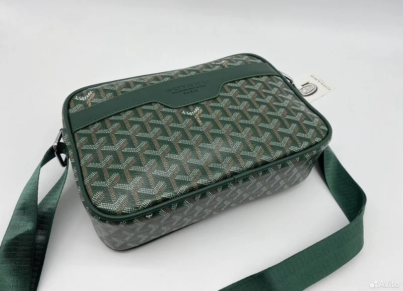 Сумка через плечо мужская/женская Goyard зеленая новая