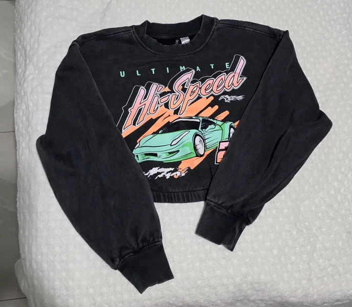 Укороченный свитшот H&M