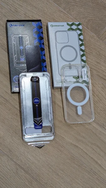 iPhone 15 Pro защитное стекло Polosmart