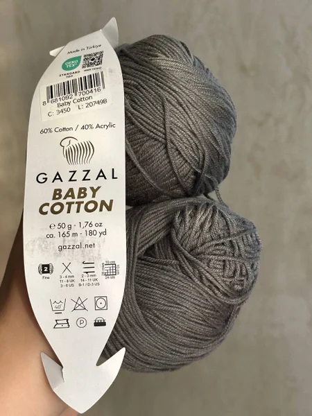 Пряжа Gazzal Baby Cotton