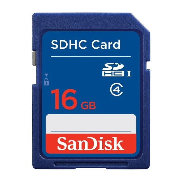 Карта памяти SD / SDHC 16 ГБ или ниже