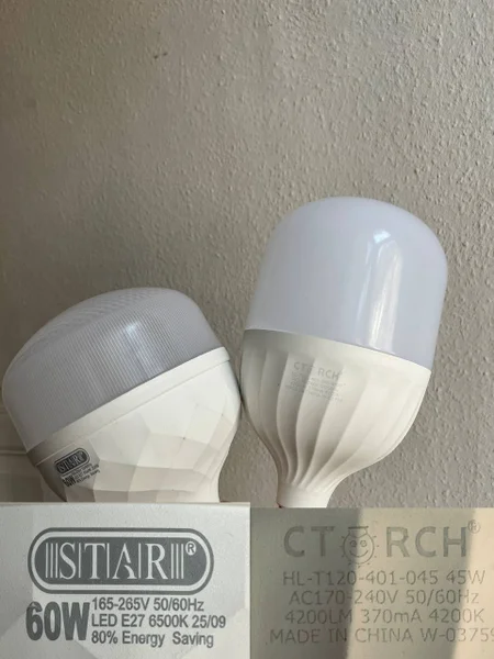 Светодиодные лампы 60w и 45w