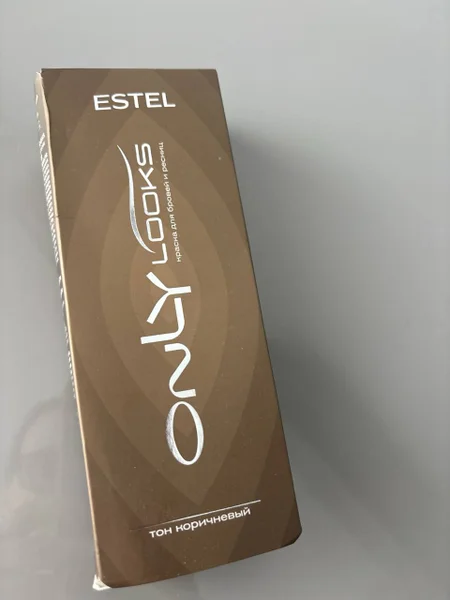 Краска для бровей Estel коричневая