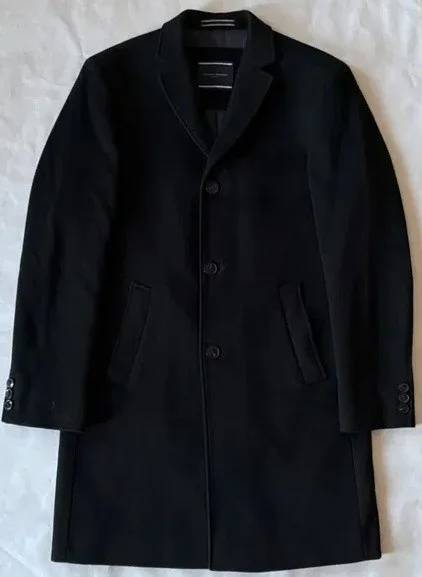Мужское шерстяное полупальто Tommy Hilfiger