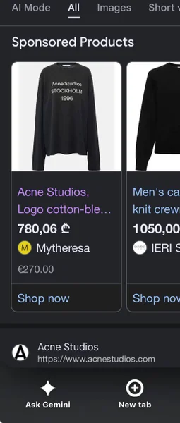 Свитшот Acne Studios, размер L