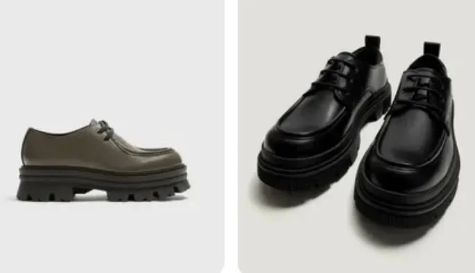 Туфли ZARA Chunky Moc Toe Shoes 43 размер