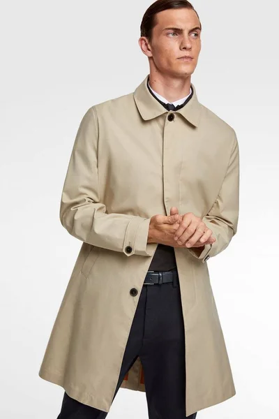Мужской тренч ZARA L