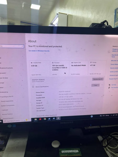 Системный блок Intel Core i5 11400 4GB RAM