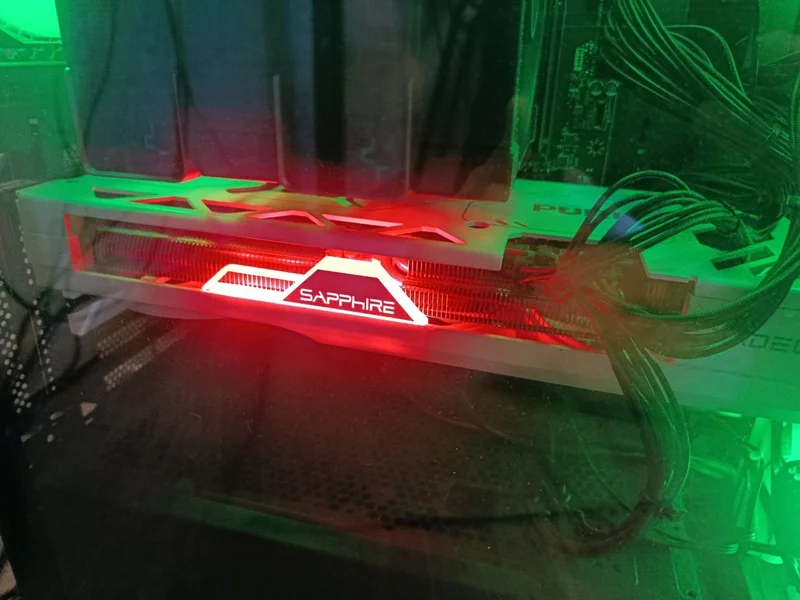 продам видеокарту Sapphire RX7800 XT Pure OC, 16гб