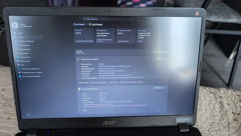 Ноутбук Acer Extensa 15 215-52