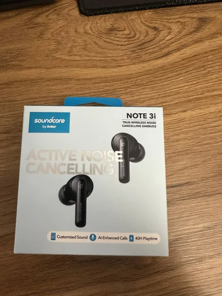 **Продаю б/у беспроводные наушники Soundcore Note 3i by Anker.**