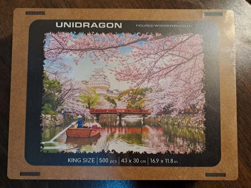 Деревянный пазл Unidragon (сакура)