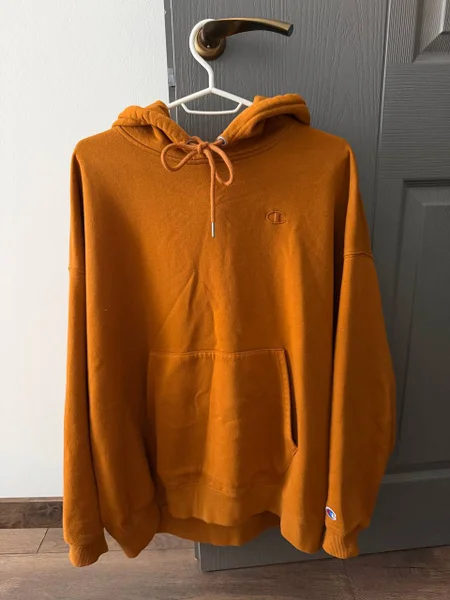 Худи Champion XS оверсайз кирпичный