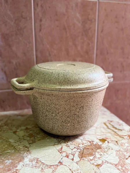 казан с крышкой гриль