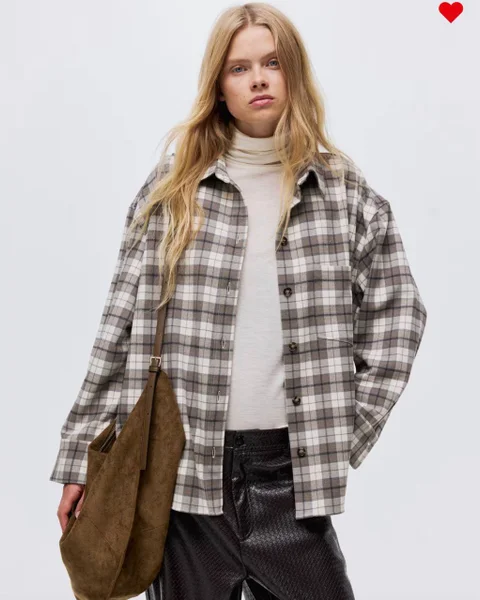 Рубашка Zara клетка