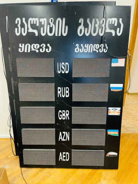 Валютные таблички 2 шт.