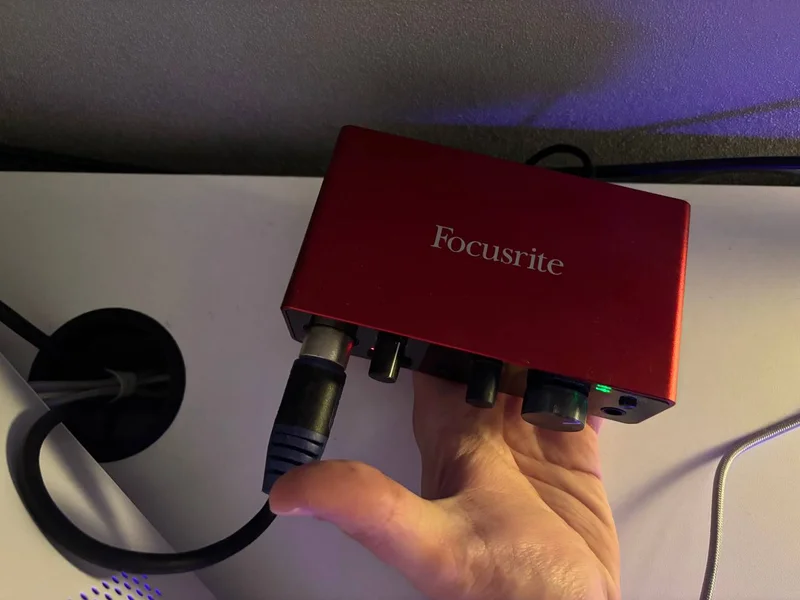 Комплект для стримов: Focusrite Scarlett Solo