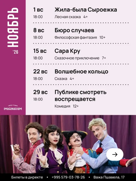 Билеты в театр IMAGINARIUM