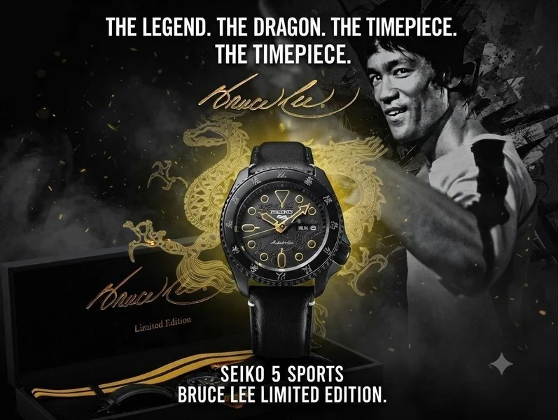 Часы Seiko 5 Sports Bruce Lee Limited Edition