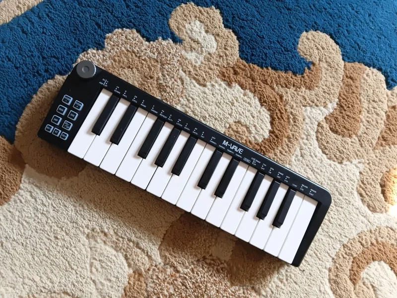 Midi клавиатуру с арпеджиатором, bluetooth и chord mode. Почти не использовалась.