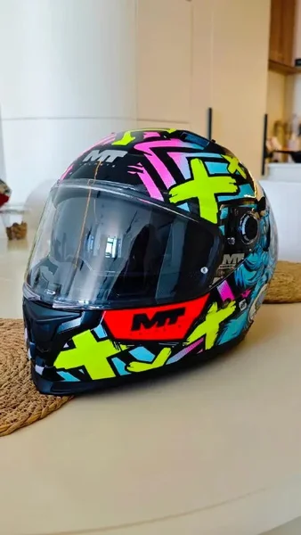 Шлем MT Braker SV Crazy Teddy Gloss Multi