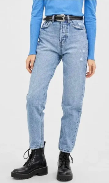Джинсы Stradivarius Mom S