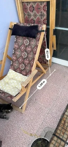 Шезлонг деревянный