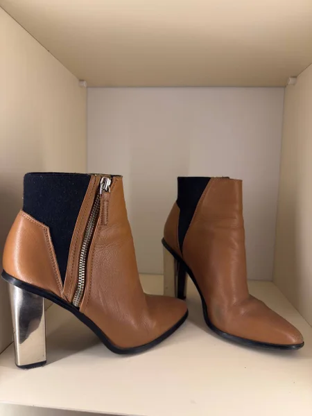 Коричневые кожаные туфли Aldo, размер 37