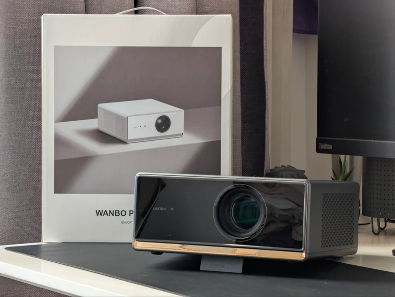 Проектор Wanbo X5 Pro Dark Blue со штативом