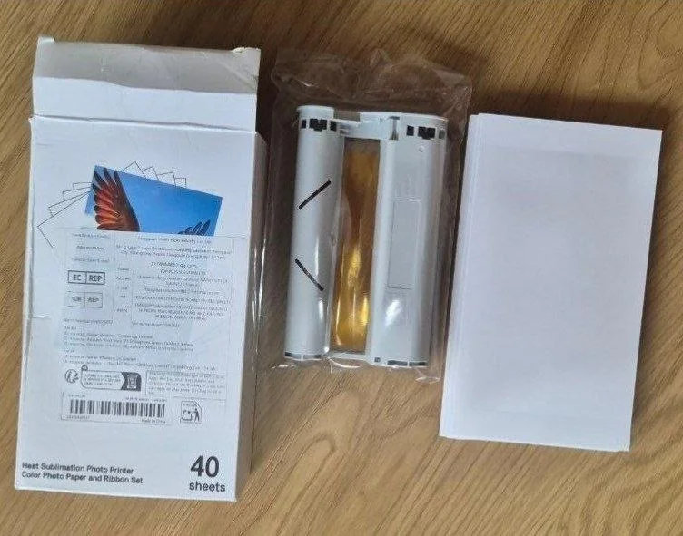 Фотобумага 40 шт и картридж для принтера Xiaomi Photo Printer 1S