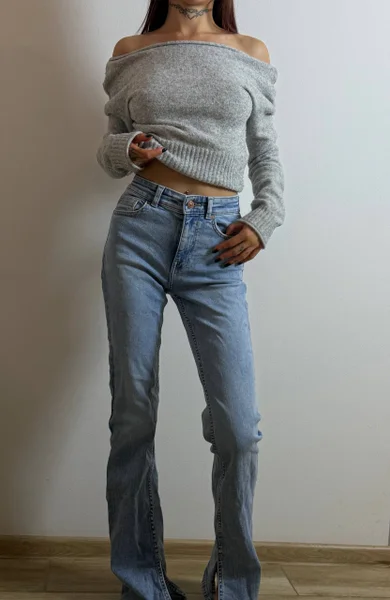 Джинсы клеш Bershka XS