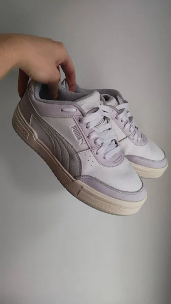Кожаные кеды Puma