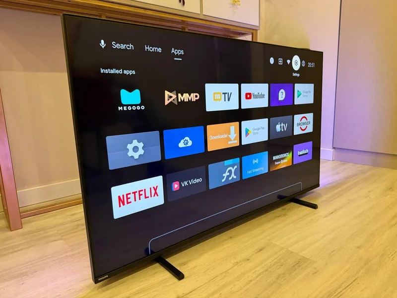 телевизор Android Phillips Ambilight smart tv 50PUS8007/12 (50 дюймов, 4K