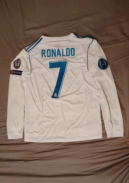 CR7 2017-2018 UCL FINAL футболка отличного качества