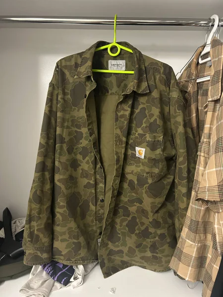 Рубашка Carhartt, размер XL, плотная кордура, носилась бережно, клево сидит, летом можно на футболку, в холодное время на толстовку как куртку
