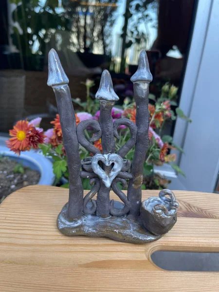 Подсвечник для тонких свечей 15 см