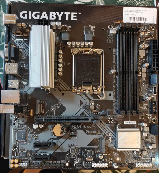 Материнская плата Gigabyte B760 M D3HP LGA1700 DDR5