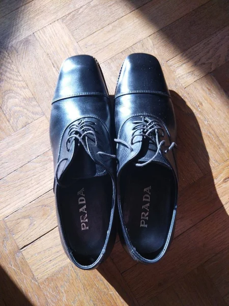 Мужские классические туфли Оксфорды PRADA 42-43 размер
